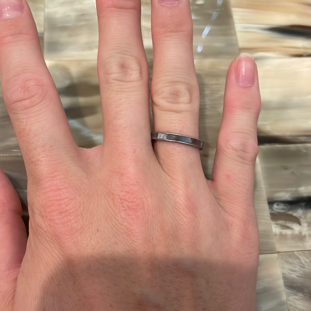 Gray Shiny Ring